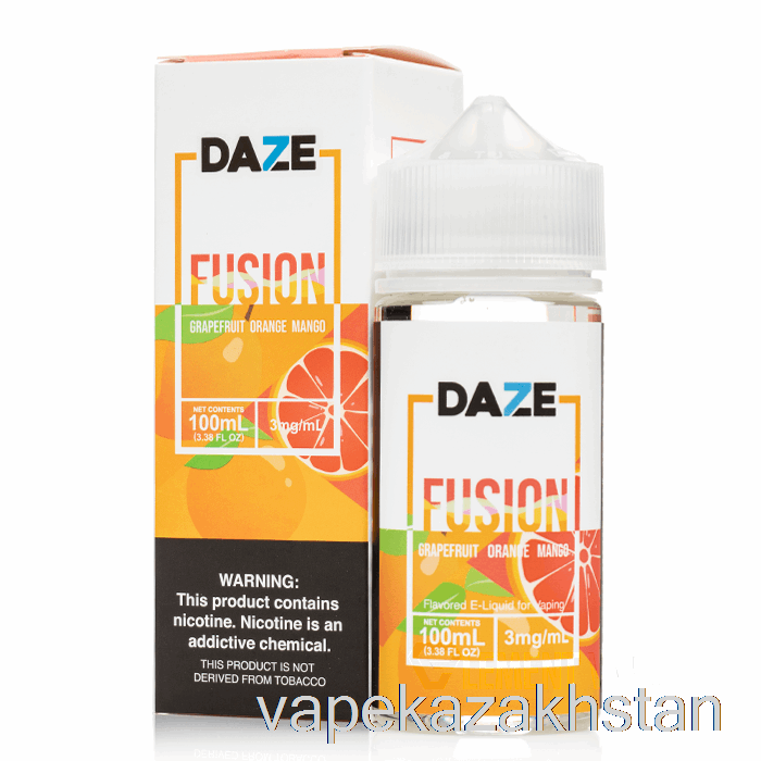 Vape Smoke Grapefruit Orange Mango - 7 Daze Fusion - 100mL 6mg